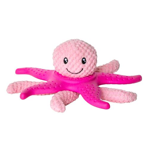 Kiwi Walker Octopus & Starfish 25cm - zabawka dla psa 2w1, pluszowa ośmiornica i pływająca rozgwiazda
