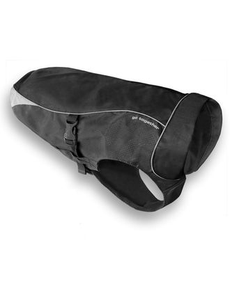 Kurgo North Country Coat Black  - kurtka przeciwdeszczowa dla psa, z lampką LED