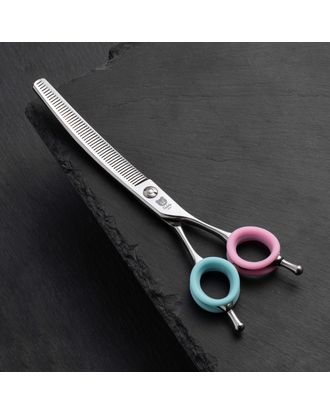 Blovi Teddy Line Curved Thinning 52T 7" - mocno gięte, bardzo gęste degażówki do perfekcyjnego finiszu, stal japońska