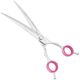 P&W AA Love Curved Chunkers 8,25" 32T - degażówki groomerskie gięte, 29 ząbków typu chunker