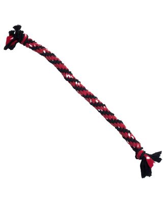 KONG Signature Rope Mega Dual Knot 109cm - mega szarpak dla dużego psa, w z polaru i bawełny