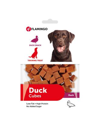 Flamingo snack Duck Cubes - smaczki treningowe dla psa, z kaczką