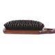 Blovi Brown Wood Brush 26cm - extra duża, drewniana szczotka z włosiem naturalnym, rozczesywaczem i otworem na palec, dla ras długowłosych