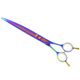 P&W Poodle Rainbow Curved Scissors - profesjonalne nożyczki groomerskie, gięte