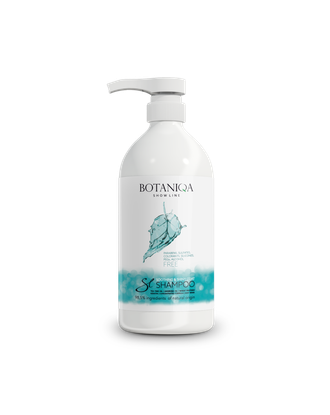 Botaniqa Show Line Soothing & Shiny Coat Shampoo - szampon do bardzo wrażliwej lub podrażnionej trymowaniem skóry - 1L