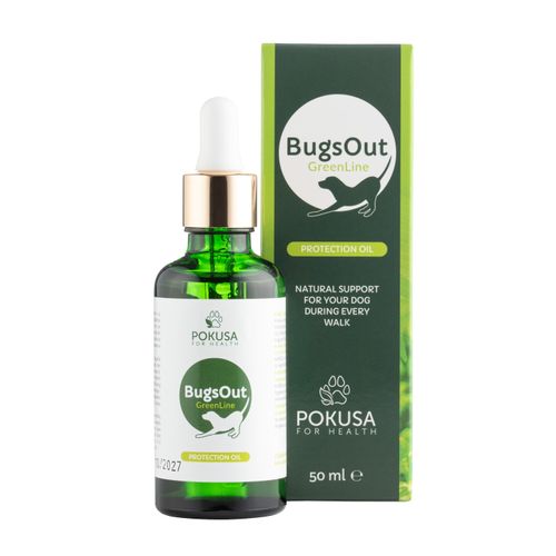 Pokusa BugsOut Oil 50ml - olejek ochronny dla psa