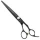 Geib Black Pearl Scissors Set 7,5" - zestaw profesjonalnych nożyczek i degażówek (46 ząbków) z japońskiej stali kobaltowej, 3 sztuki