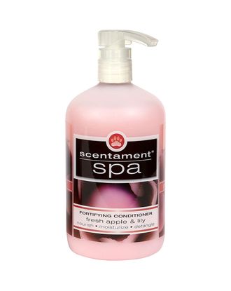 Best Shot Spa Caressing Apple Lily Fortyfying Conditioner - wzmacniająca odżywka do sierści, o zapachu jabłka i lilii, z olejem z pestek winogron i jedwabiem, koncentrat 1:6 - 473ml