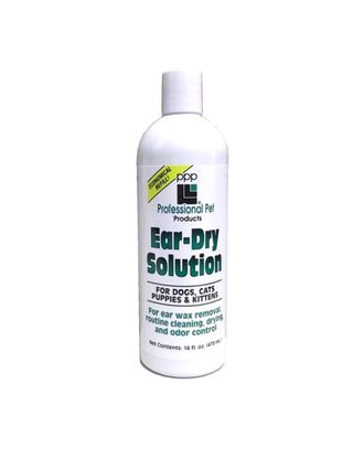 PPP Ear-Dry Solution - preparat do czyszczenia i osuszania uszu psów, kotów - 473ml