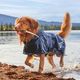 Hurtta Monsoon Coat II Eco Blackberry - kurtka przeciwdeszczowa dla psa, grafitowa