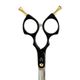 Artero Fusion Black Curvy Scissors - profesjonalne, lekkie nożyczki do strzyżenia w stylu Asian Fusion