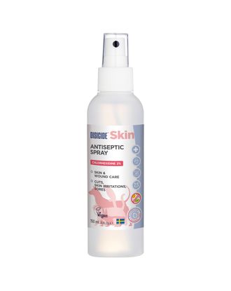 Disicide Skin Chlorhexidine 2% Spray - antyseptyczny preparat do dezynfekcji skóry zwierząt, w sprayu - 150ml