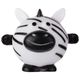 JK Animals Vinyl Ball Zebra 10cm - gumowa piłka dla psa z piszczałką w kształcie zebry