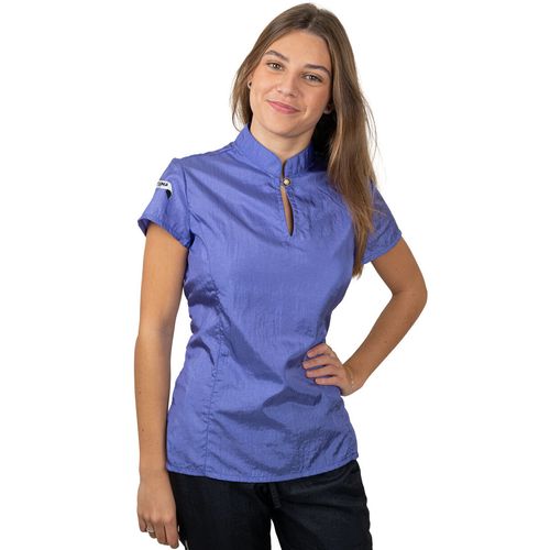 Tikima Serena Shirt Purple - damska bluza groomerska, taliowana, fioletowa