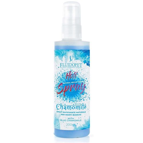 FluidoPet Holi Line Spray Blue Chamomile 200ml - odżywczy spray do białej i jasnej sierści