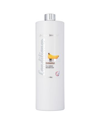 Iv San Bernard SLS Free Banana Conditioner - odżywka bananowa dla psów o włosie półdługim, bez SLS - 1L