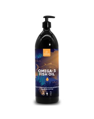 Pokusa Omega-3 Fish Oil - olej z z dziko żyjących ryb morskich dla psa i kota