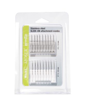 Wahl Slide-On Attachment Combs - stalowe nasadki dystansowe Slide-On do maszynki do strzyżenia, 2 szt.