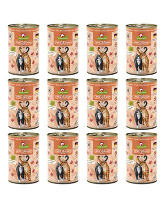 GranataPet DeliCatessen Veal &amp; Coney - bezzbożowa mokra karma dla kota, cielęcina i królik - 12x 400g