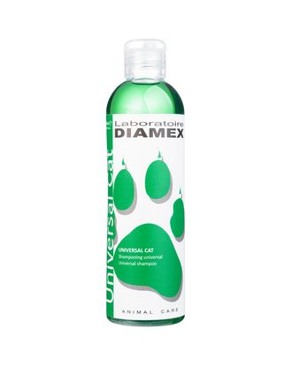 Diamex Universal Cat Shampoo - szampon dla kota, z olejem ze słodkich migdałów, koncentrat 1:8 - 250ml