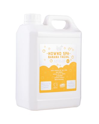 Hownd Banana Facial & Tear Stain Treatment - 2w1 peeling do pyszczka i kuracja przeciw przebarwieniom, dla psa - 2,5L