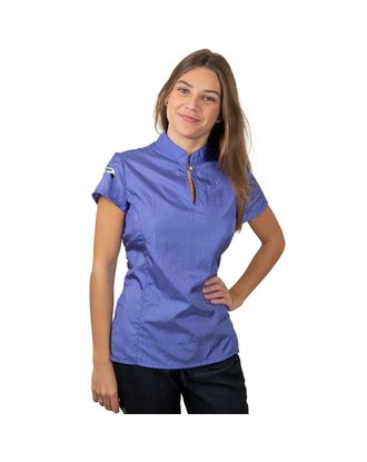 Tikima Serena Shirt Purple - damska bluza groomerska, taliowana, fioletowa