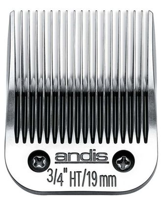 Ostrze Andis UltraEdge nr 3/4 HT do skracania sierści na długość 19mm. Wykonane z wysokiej jakości stali.