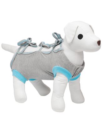 Biglo Pet Recovery Suit Grey - ubranko pooperacyjne dla psa, kota, szare