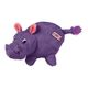 KONG Phatz Hippo M - zabawka dla psa z ekoskóry, hipopotam z piszczałką