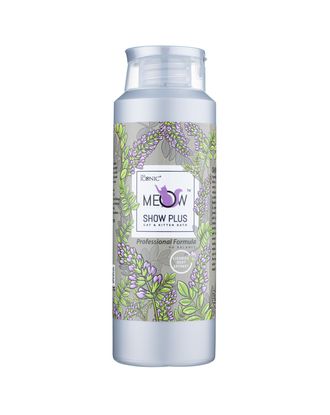 True Iconic Meow Show Plus Bath - szampon oczyszczający dla kotów i kociąt do każdego typu sierści - 400ml