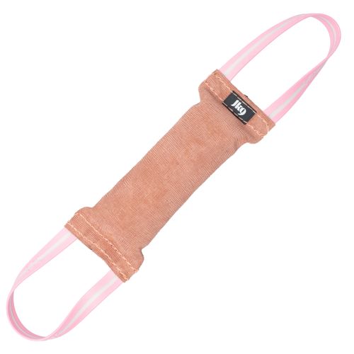 Julius-K9 Leather Tug With Gum Hands 25cm - szarpak dla psa ze skóry, gumowe uchwyty