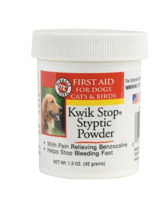 Miracle Care Kwik Stop Styptic Powder - proszek tamujący krwawienie, dla psów, kotów i ptaków - 42g