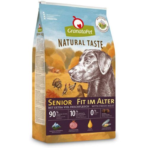 GranataPet Natural Taste Senior - bezzbożowa karma dla psa seniora, o obniżonej ilości tłuszczu 