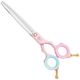 Blovi Teddy Line Pink Asian Style Thinning 42T 6,5" - ultralekkie degażówki groomerskie, aluminiowa rękojeść
