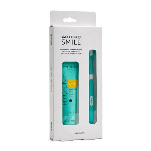 Artero Dental Pack - zastaw do czyszczenia zębów psa, szczoteczka nakładka na palec i pasta