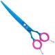 P&W Blue Star Titanium Curved Scissors - nożyczki do strzyżenia zwierząt, gięte