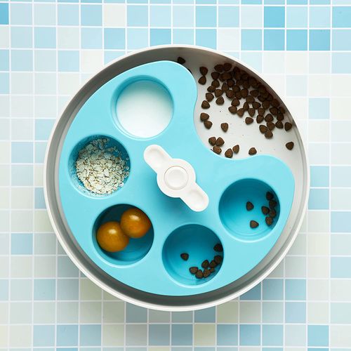 PetDreamHouse SPIN Interactiv Feeder Palette Bowl - miska spowalniająca jedzenie i zabawka interaktywna dla psa