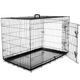 Flamingo Mezo Black - metalowa klatka dla psa, XXL: 76x124x83cm