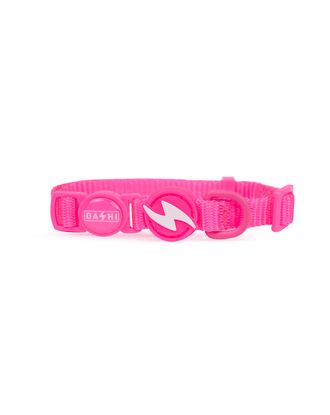Dashi Neon Pink Cat Collar - nylonowa obroża dla kota, neonowy róż