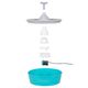 PetSafe Drinkwell Butterfly Pet Fountain 1,5L - fontanna dla kota i małego psa, z motylkiem