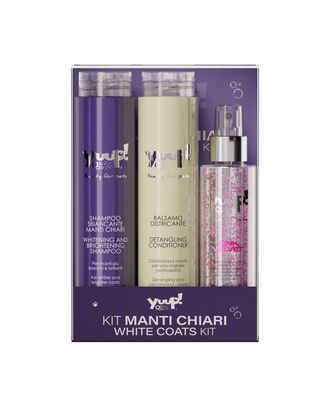 Yuup! White Coats Set - zestaw kosmetyków do pielęgnacji białej i jasnej sierści psa i kota