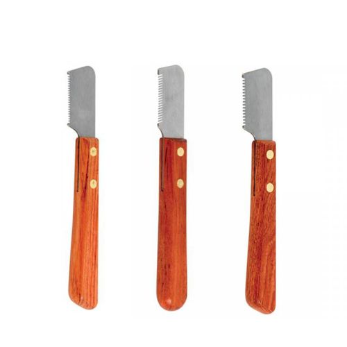Chadog Stripping Knife - profesjonalny trymer z drewnianą rączką