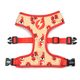 Dashi Tribes Neo Mesh Harness - bezuciskowe, dwustronne szelki dla psa, z neoprenu, wzór z walecznymi stworkami