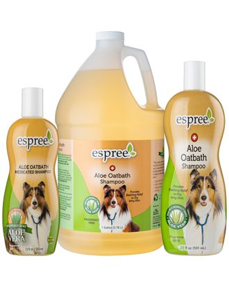 Espree Aloe Oatbath Medicated Shampoo - leczniczy szampon dla psa, do suchej i swędzącej skóry, koncentrat 1:5
