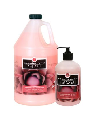 Best Shot Spa Caressing Fresh Apple & Lily Body Wash - relaksacyjny płyn myjący do sierści, o zapachu jabłka i lilii, z naturalnymi ekstraktami, koncentrat 1:10