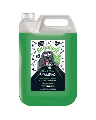 Bugalugs Aloe & Kiwi Shampoo - łagodząco-nawilżający szampon dla psa, koncentrat 1:10 - 5L