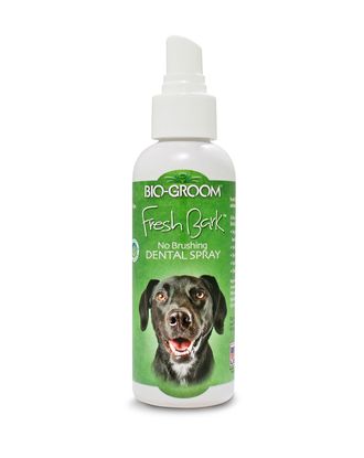 BioGroom Fresh Bark Dental Spray Mint 118ml - preparat do higieny jamy ustnej psa, z chlorheksydyną, miętowy