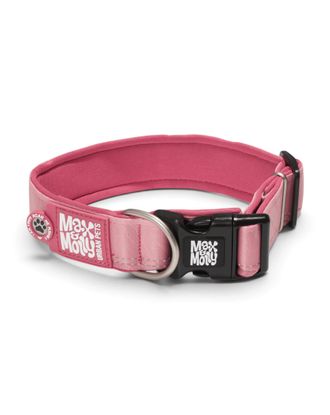 Max&Molly GOTCHA! Smart ID Matrix 2.0 Extra Wide Collar Rose - szeroka obroża dla psa z identyfikatorem QR, różowa