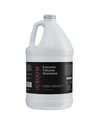 iGroom Extreme Volume Shampoo - szampon zagęszczający i dodający objętości sierści, dla psa i kota - 3,8L