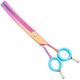P&W ButterFly Curved Thinning 7" - profesjonalne degażówki groomerskie, gięte 54 ząbki